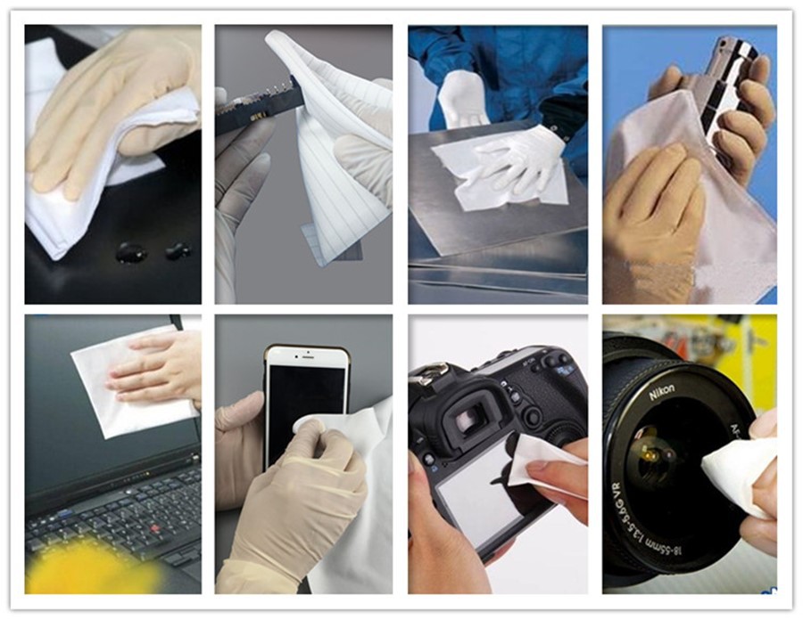 Polyester Cleanroom Wipes Polyester Cleanroom Wipes